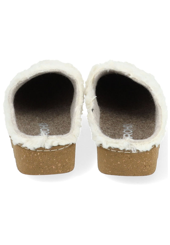 Rohde Hausschuhe Textil Beige