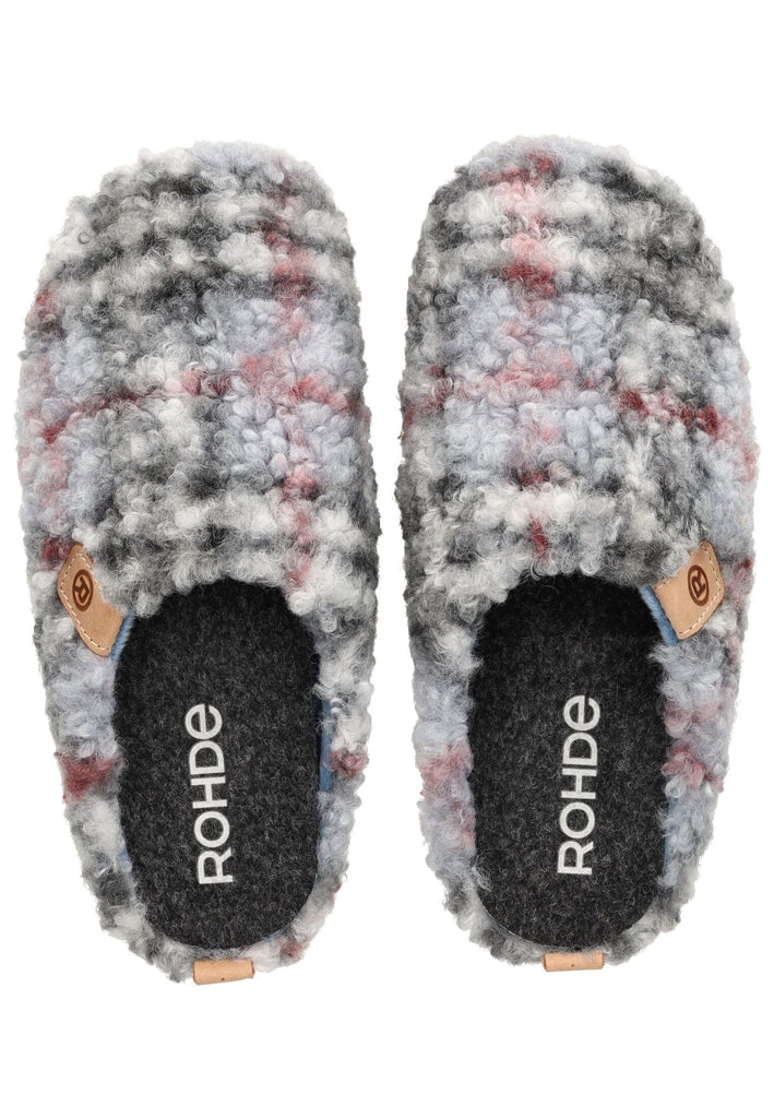 Rohde Hausschuhe Textil Blau/Multi