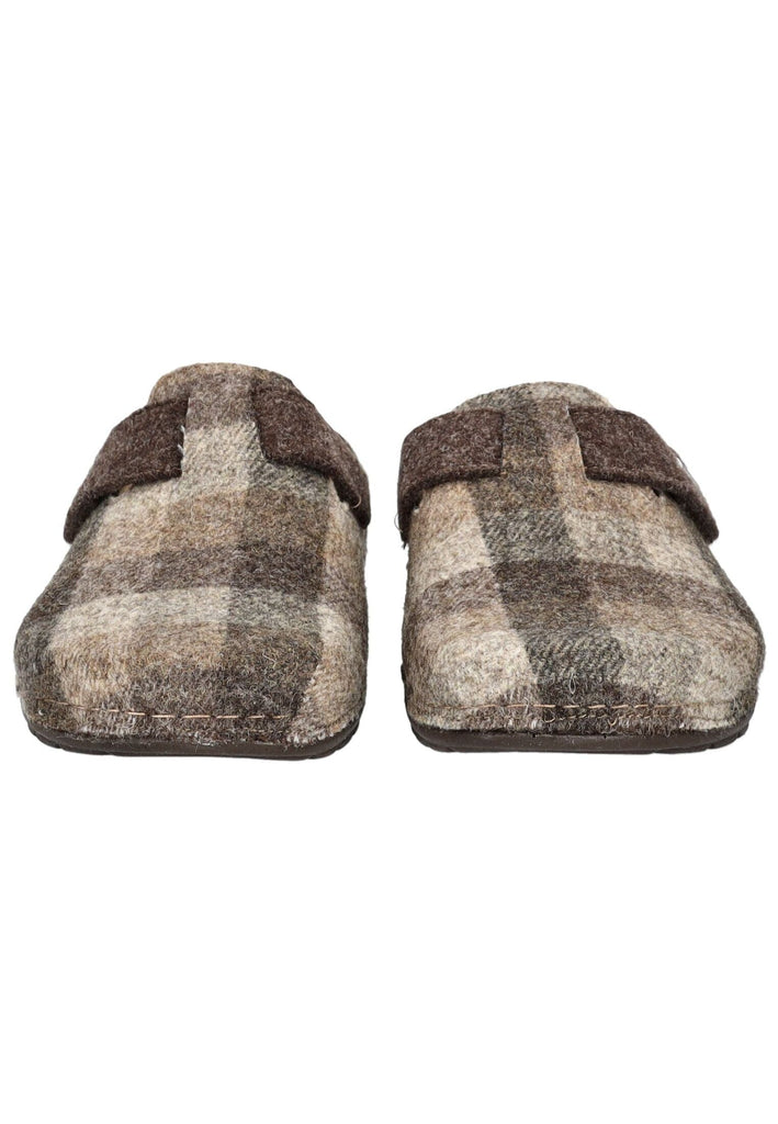 Rohde Hausschuhe Textil Mocca