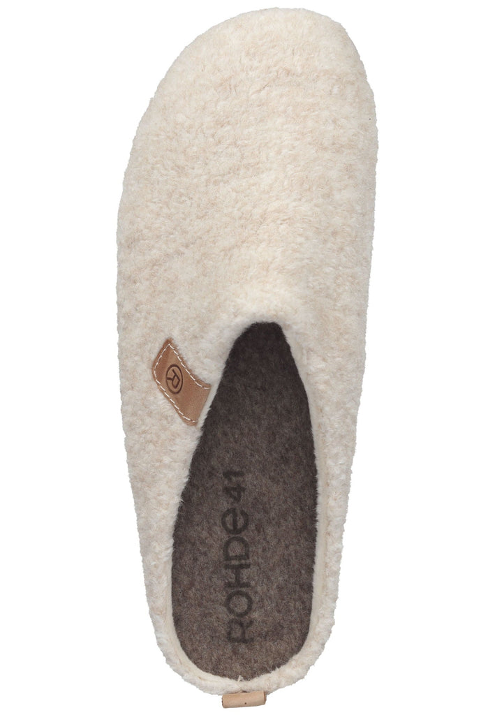 Rohde Hausschuhe Textil Natur