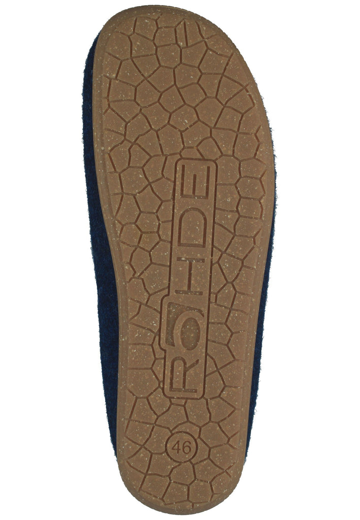 Rohde Hausschuhe Textil Ozean Warmfutter