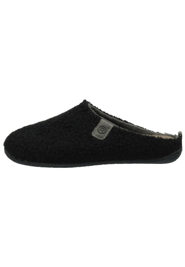 Rohde Hausschuhe Textil Schwarz