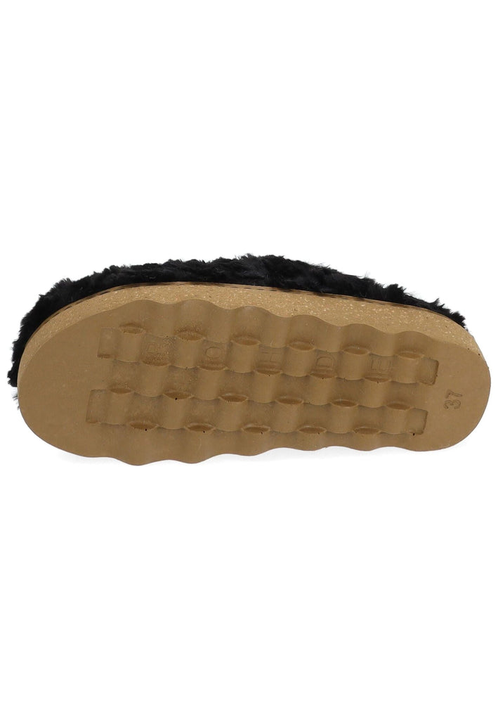 Rohde Hausschuhe Textil Schwarz