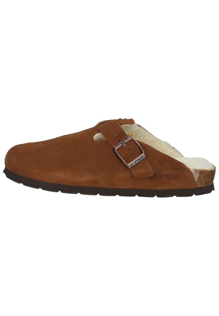 Rohde Hausschuhe Veloursleder Ginger Warmfutter