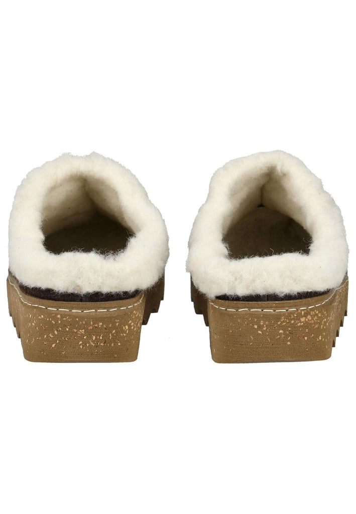 Rohde Hausschuhe Veloursleder Mocca Warmfutter