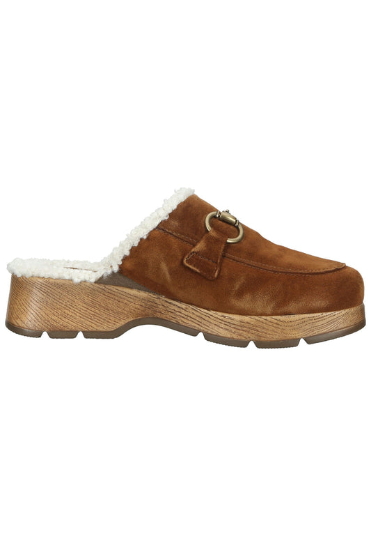 Rohde Hausschuhe Veloursleder Mocca Warmfutter