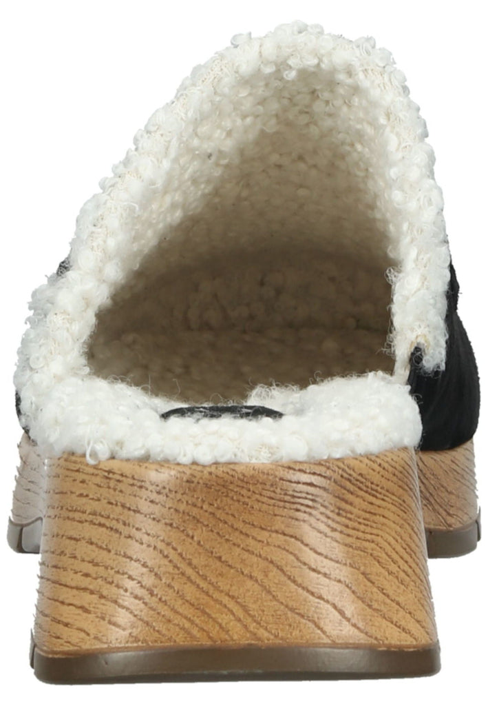 Rohde Hausschuhe Veloursleder Schwarz Warmfutter