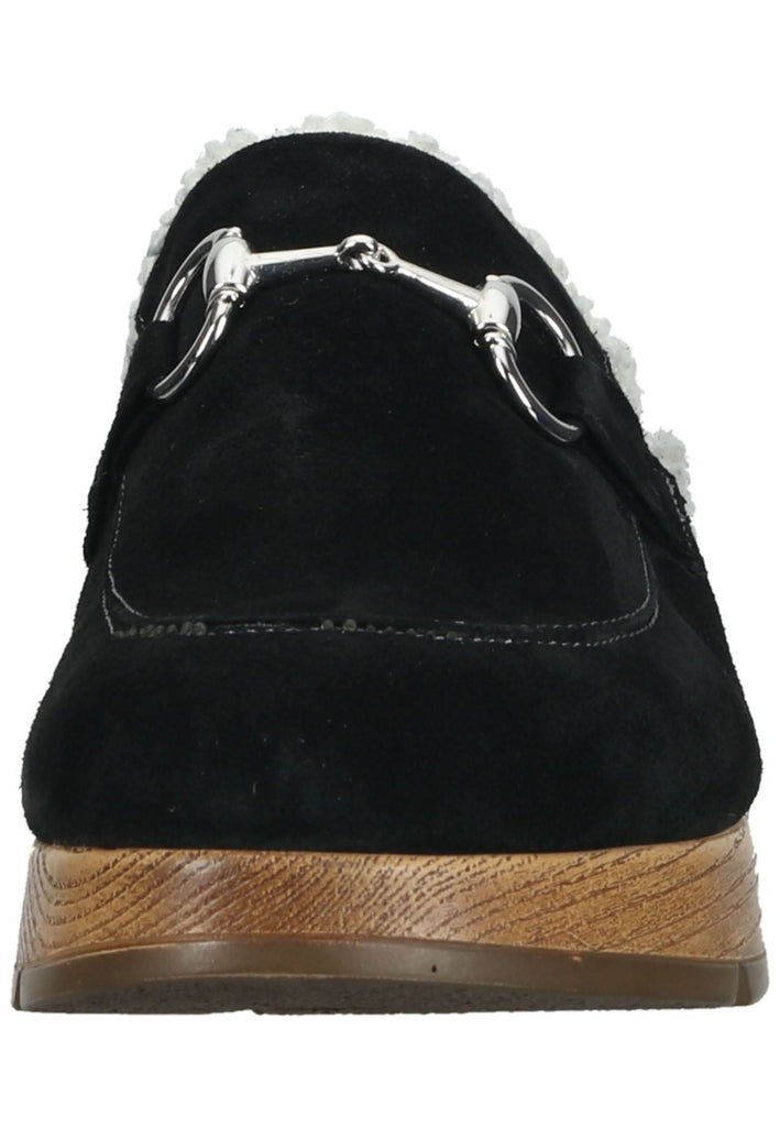 Rohde Hausschuhe Veloursleder Schwarz Warmfutter