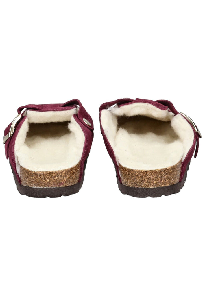 Rohde Hausschuhe Veloursleder Violett Warmfutter