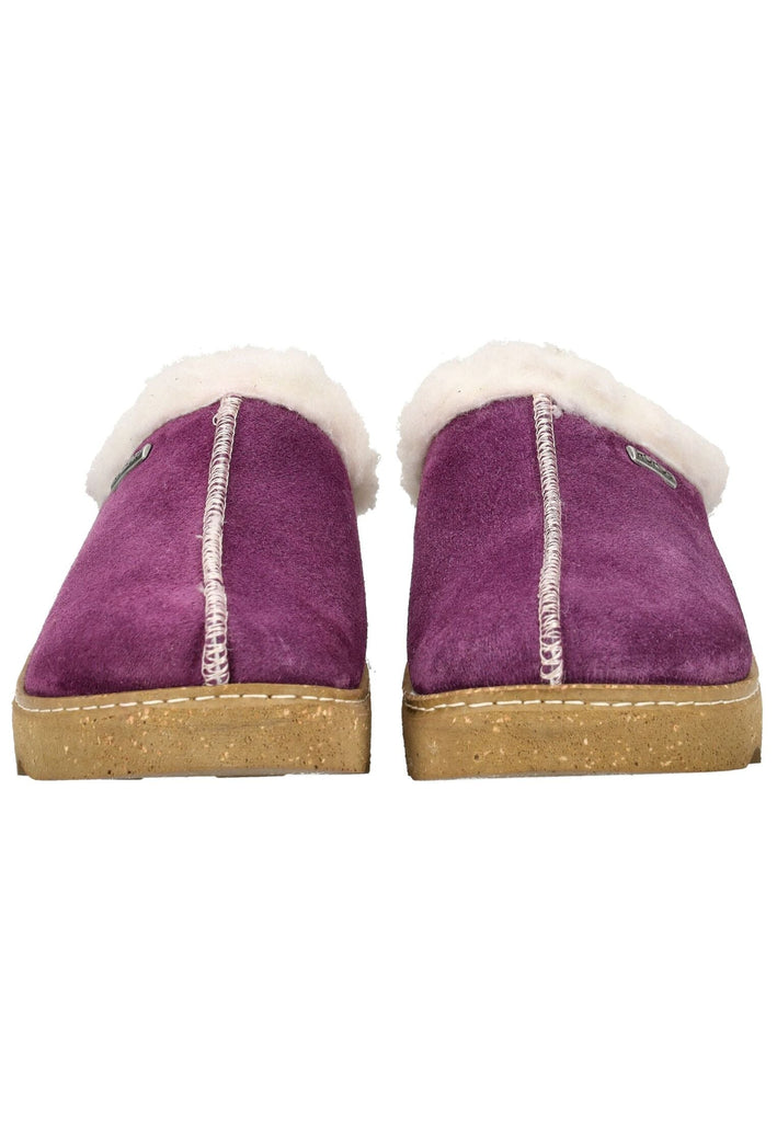 Rohde Hausschuhe Veloursleder Violett Warmfutter