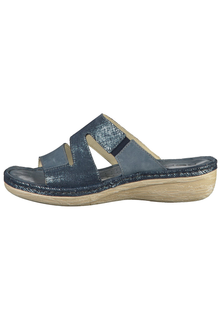 Rohde Pantoletten Leder Jeans