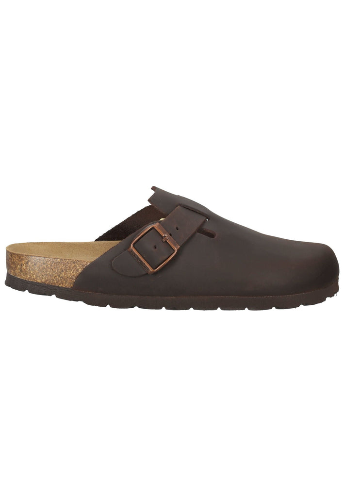 Rohde Pantoletten Leder Mocca