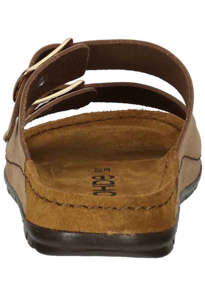 Rohde Pantoletten Leder Natur