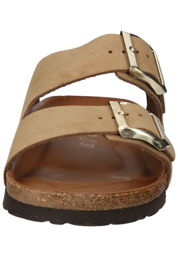 Rohde Pantoletten Leder Natur