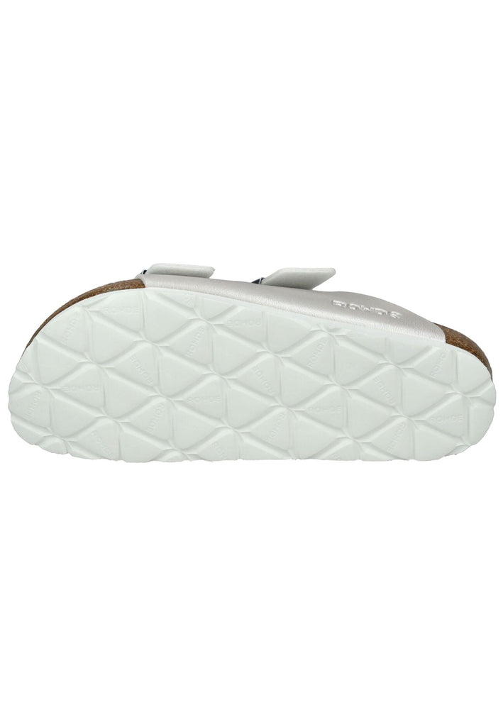 Rohde Pantoletten Leder Weiß