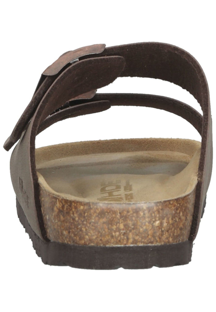 Rohde Pantoletten Lederimitat Mocca