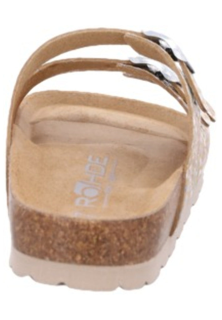 Rohde Pantoletten Lederimitat Multicolor