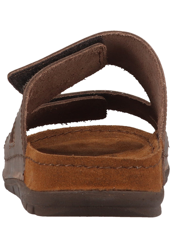 Rohde Pantoletten Nappaleder Dunkelbraun