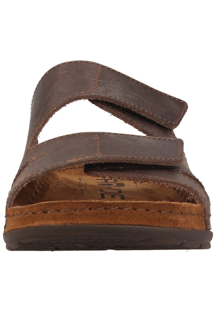 Rohde Pantoletten Nappaleder Dunkelbraun