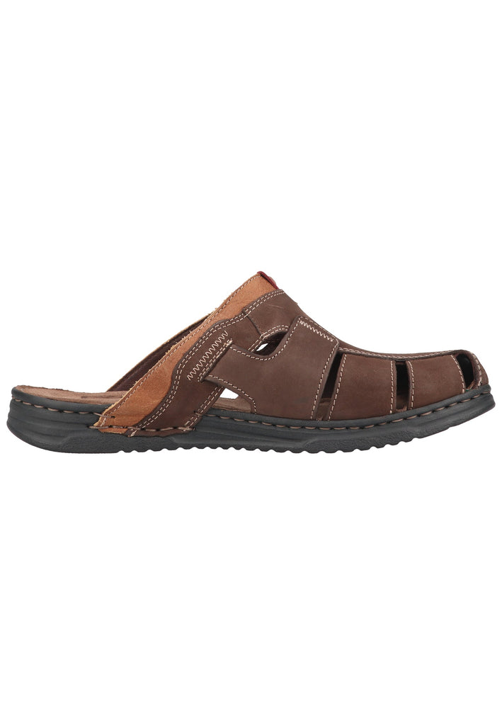 Rohde Pantoletten Nubukleder Dunkelbraun