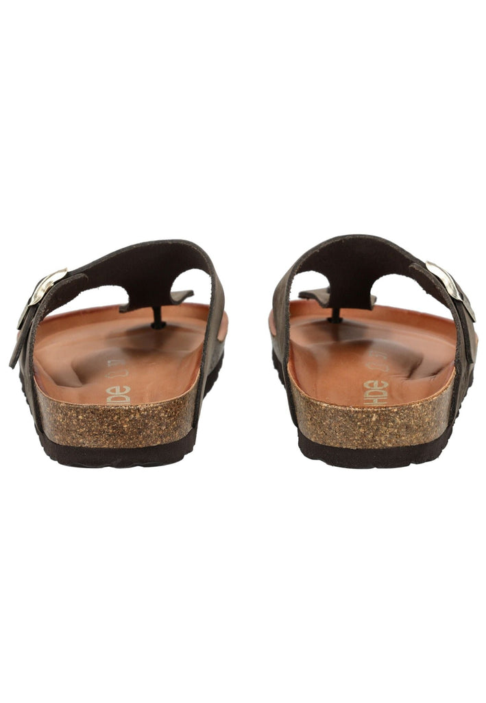 Rohde Pantoletten Nubukleder Mocca