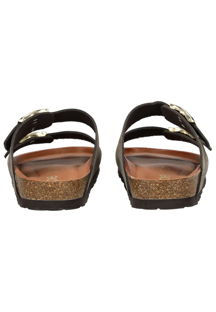 Rohde Pantoletten Nubukleder Mocca