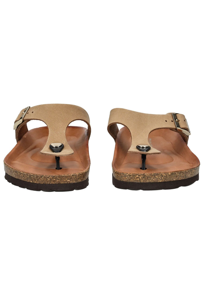 Rohde Pantoletten Nubukleder Natur