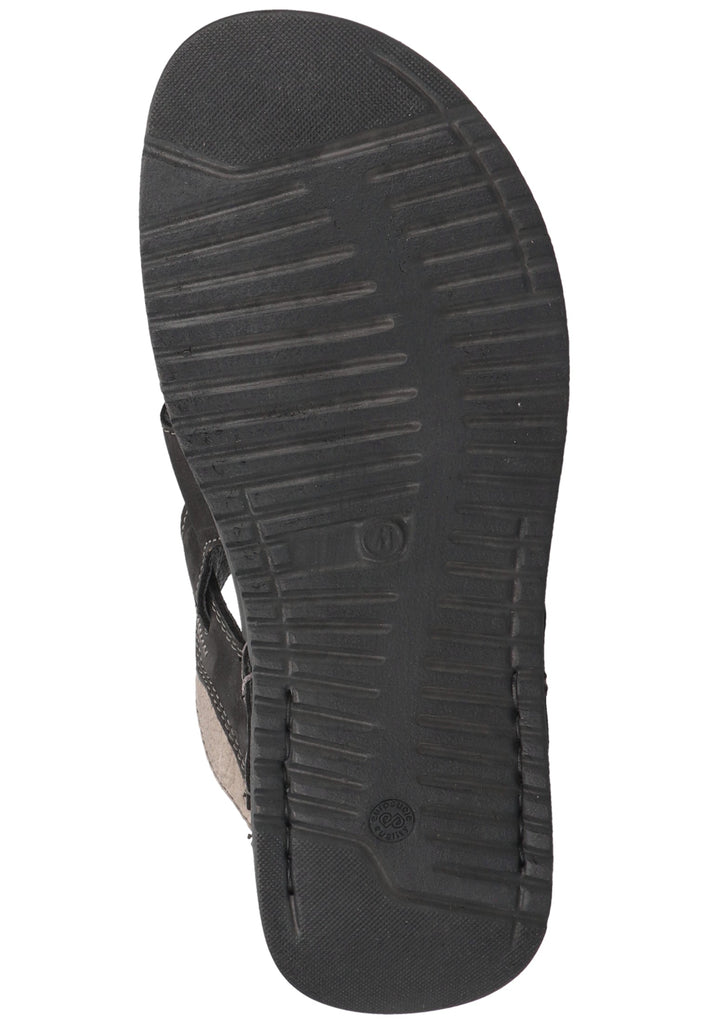 Rohde Pantoletten Nubukleder Schwarz