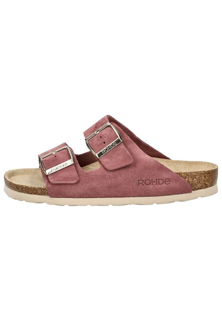 Pantoletten Rohde Pantoletten Veloursleder Violett