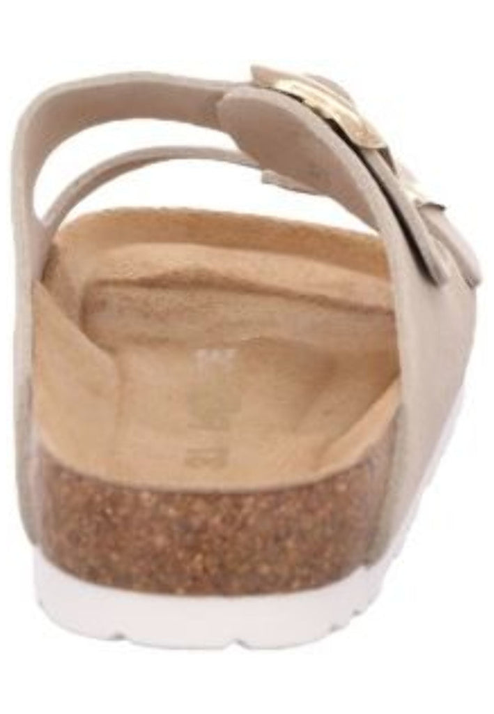 Rohde Pantoletten Veloursleder Elfenbein