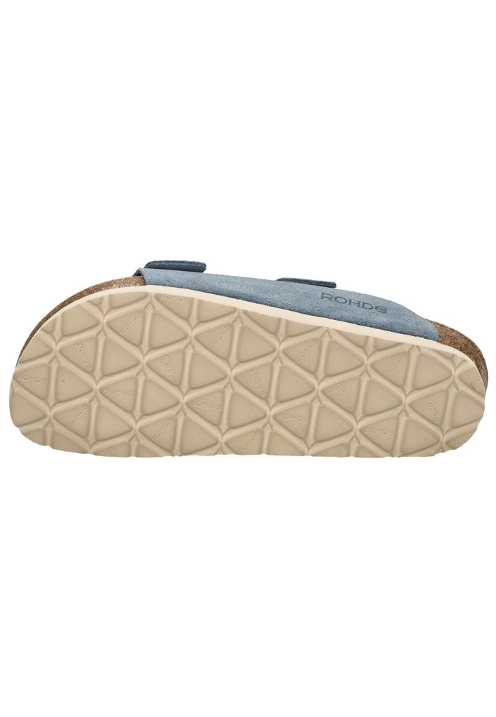 Rohde Pantoletten Veloursleder Jeans