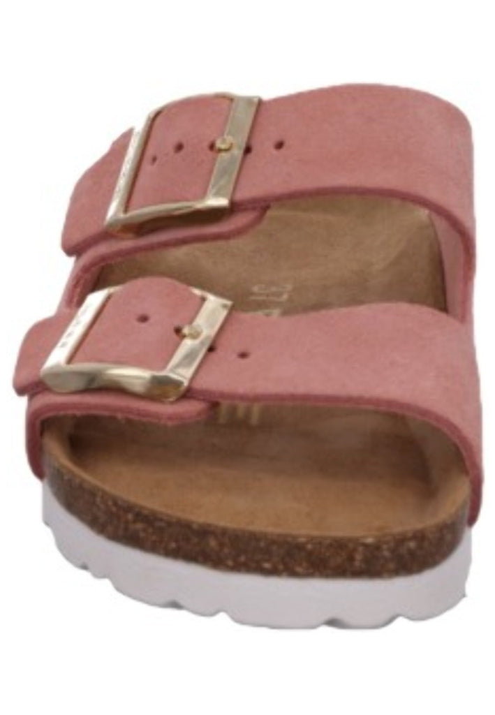 Rohde Pantoletten Veloursleder Rosa