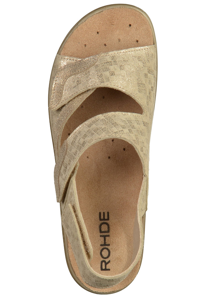 Rohde Sandalen Leder Beige