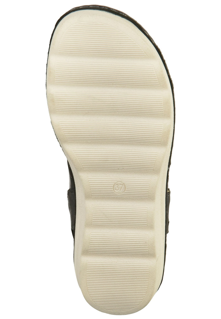 Rohde Sandalen Leder Schwarz