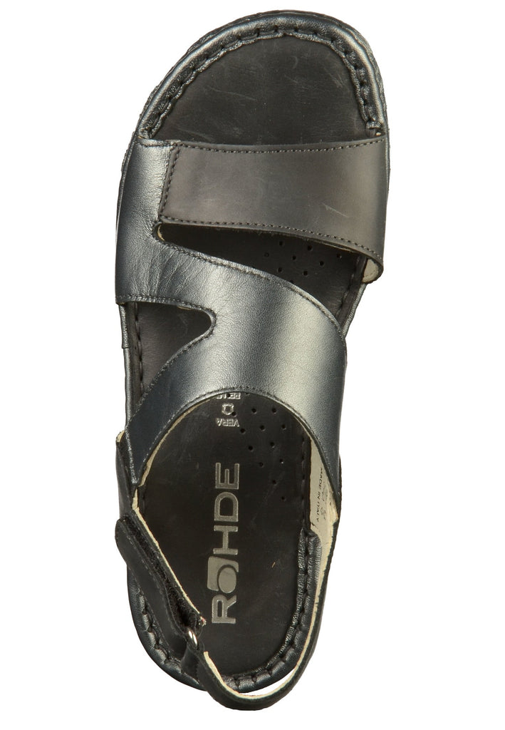 Rohde Sandalen Leder Schwarz