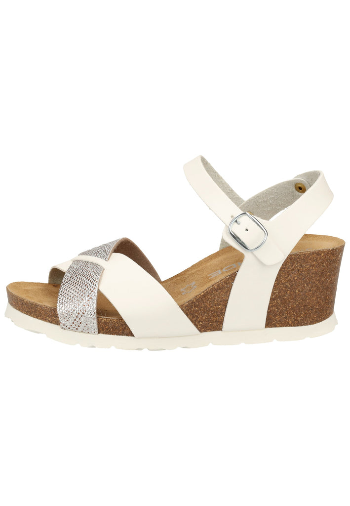 Rohde Sandalen Lederimitat Weiß