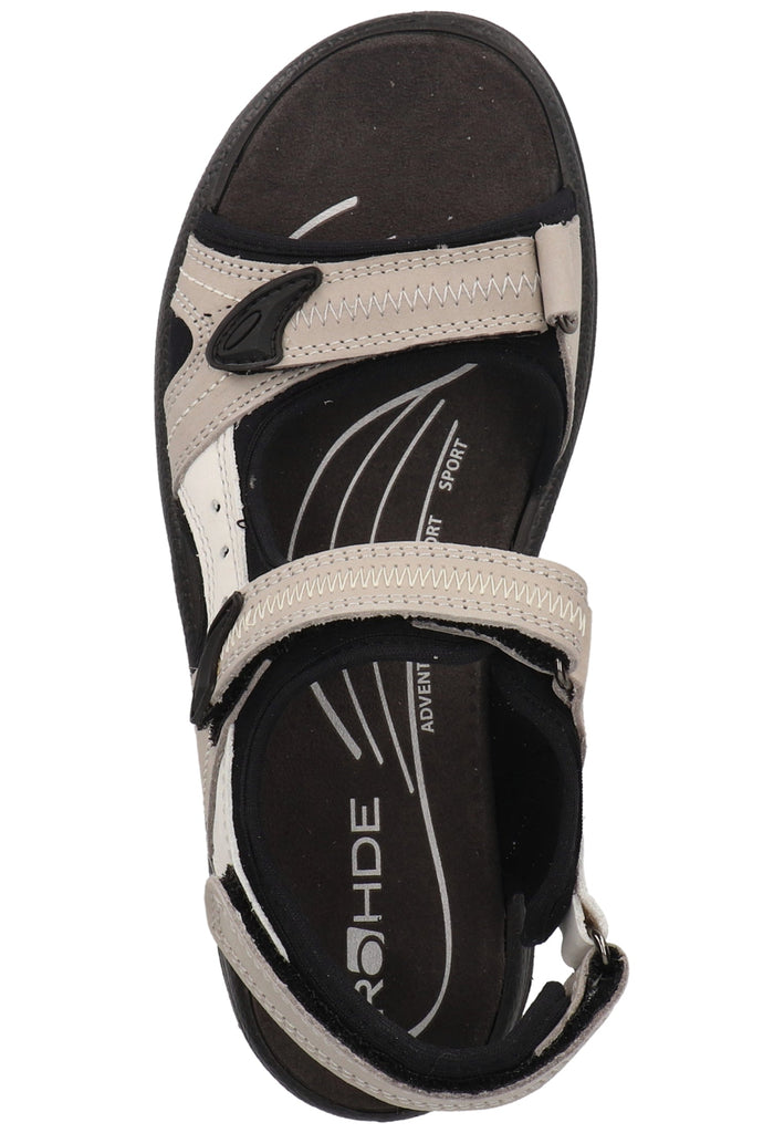 Rohde Sandalen Nubukleder Dunkelgrau