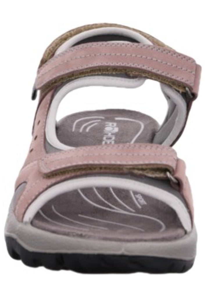 Rohde Sandalen Nubukleder Rose