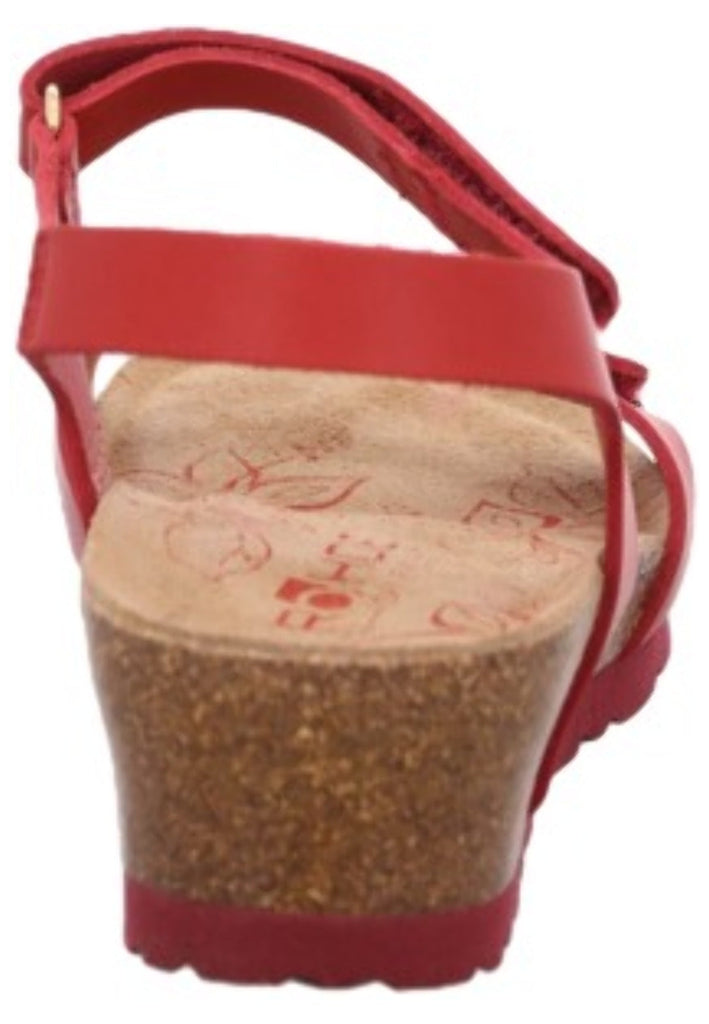 Rohde Sandalen Nubukleder Rot