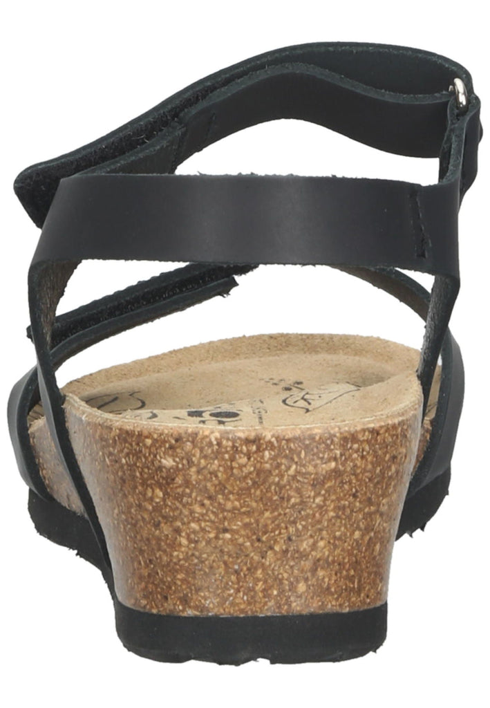 Rohde Sandalen Nubukleder Schwarz