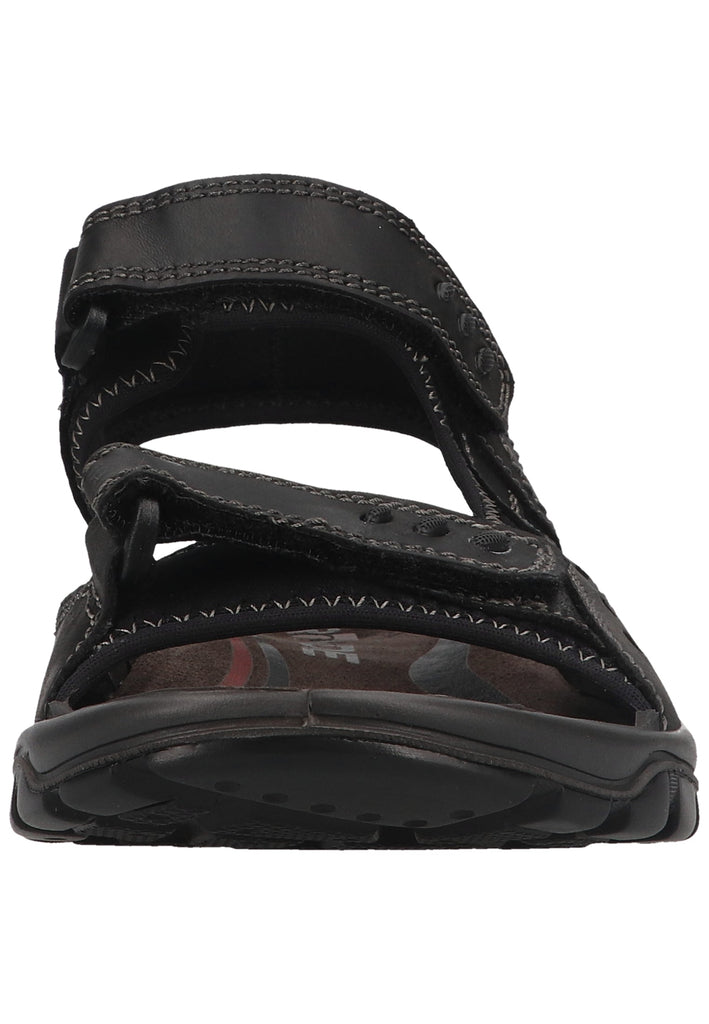 Rohde Sandalen Nubukleder Schwarz