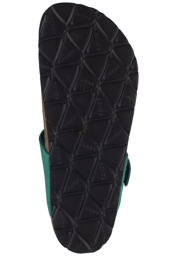 Rohde Zehensteg Leder Grün