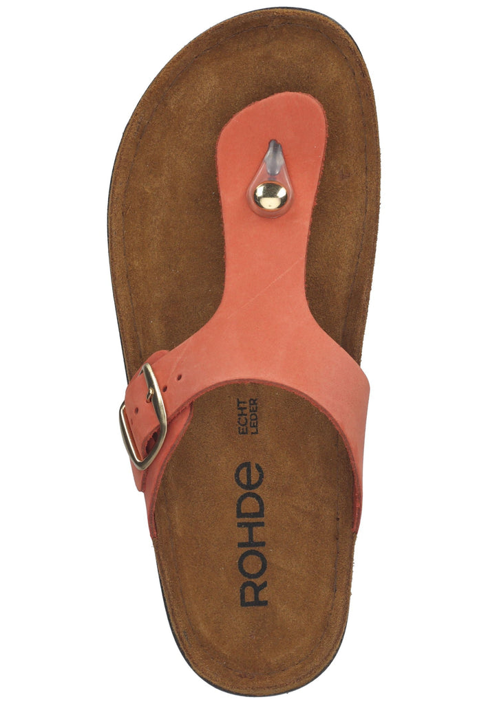 Rohde Zehensteg Leder Orange