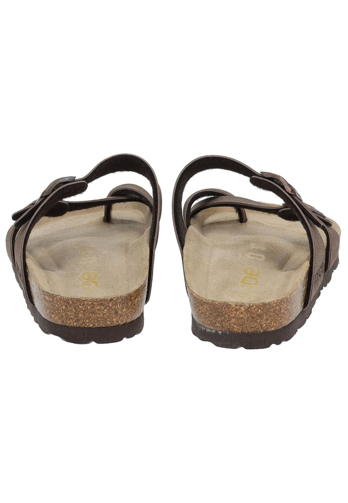 Rohde Zehensteg Lederimitat Mocca