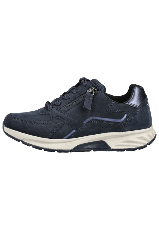 rollingsoft Sneaker Nubukleder Blau
