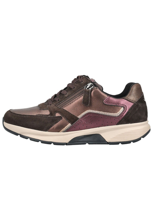 rollingsoft Sneaker Veloursleder Braun/Lila