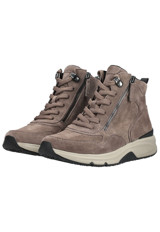 rollingsoft Sneaker Veloursleder Grau