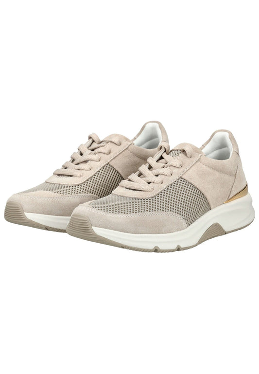 rollingsoft Sneaker Veloursleder/Mesh Beige