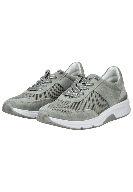 rollingsoft Sneaker Veloursleder/Mesh Grau