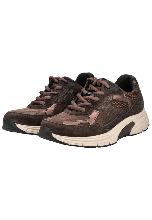 rollingsoft Sneaker Veloursleder Mocca